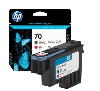 HP 70 Light Magenta & Light Cyan/ Magenta & Yellow/  Photo Black & Light Gray/ Blue & Green/ Matte Black & Chromatic Red / Gloss Enhancer & Gray  Printhead