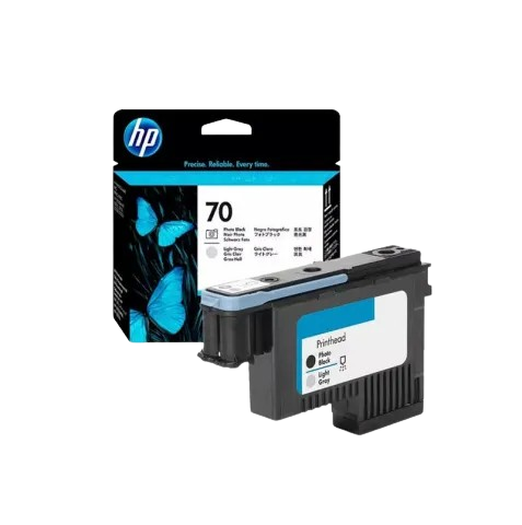 HP 70 Light Magenta & Light Cyan/ Magenta & Yellow/  Photo Black & Light Gray/ Blue & Green/ Matte Black & Chromatic Red / Gloss Enhancer & Gray  Printhead