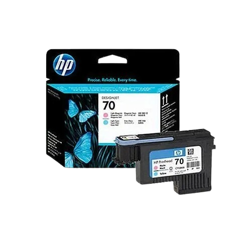 HP 70 Light Magenta & Light Cyan/ Magenta & Yellow/  Photo Black & Light Gray/ Blue & Green/ Matte Black & Chromatic Red / Gloss Enhancer & Gray  Printhead
