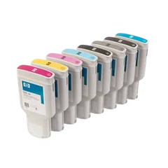 HP 772 300-ml Magenta/ Yellow/  Light Magenta/  Light Cyan/ Photo Black/ Light Gray/ Matte Black/  Cyan Ink Cartridge
