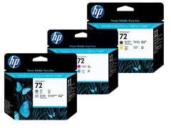 HP 72 Grey & Photo Black/ Magenta & Cyan/ Matte Black & Yellow Printhead