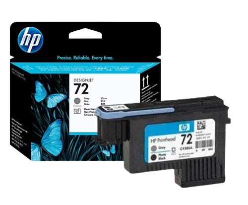 HP 72 Grey & Photo Black/ Magenta & Cyan/ Matte Black & Yellow Printhead