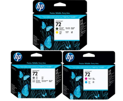 HP 72 Grey & Photo Black/ Magenta & Cyan/ Matte Black & Yellow Printhead