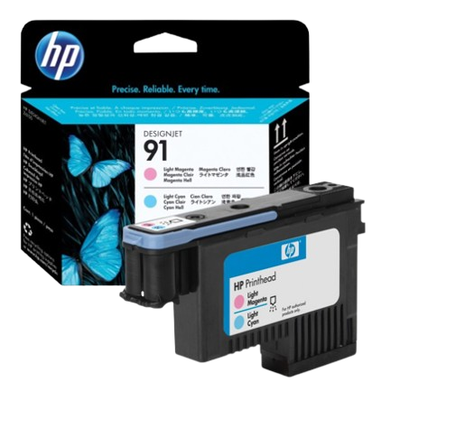 HP 91 Matte Black and Cyan/ Magenta & Yellow/  Light Magenta & Light Cyan/ Photo Black and Light Grey Printhead