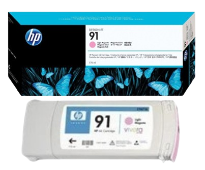 HP 91 Pigment 775-ml Matte Black/ Photo Black/  Light Grey/ Cyan/ Magenta/  Yellow/  Light Cyan/  Light Magenta Ink Cartridge