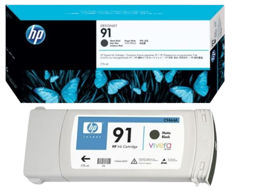 HP 91 Pigment 775-ml Matte Black/ Photo Black/  Light Grey/ Cyan/ Magenta/  Yellow/  Light Cyan/  Light Magenta Ink Cartridge