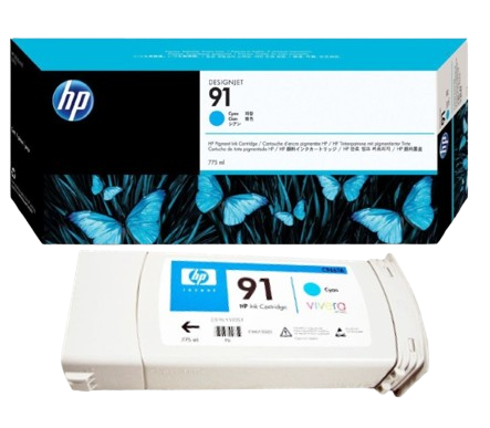 HP 91 Pigment 775-ml Matte Black/ Photo Black/  Light Grey/ Cyan/ Magenta/  Yellow/  Light Cyan/  Light Magenta Ink Cartridge