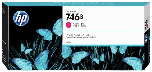 HP 746B 300-ml Magenta/ Yellow/  Cyan/  Photo Black  DesignJet Ink Cartridge