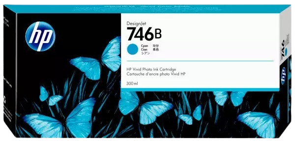 HP 746B 300-ml Magenta/ Yellow/  Cyan/  Photo Black  DesignJet Ink Cartridge