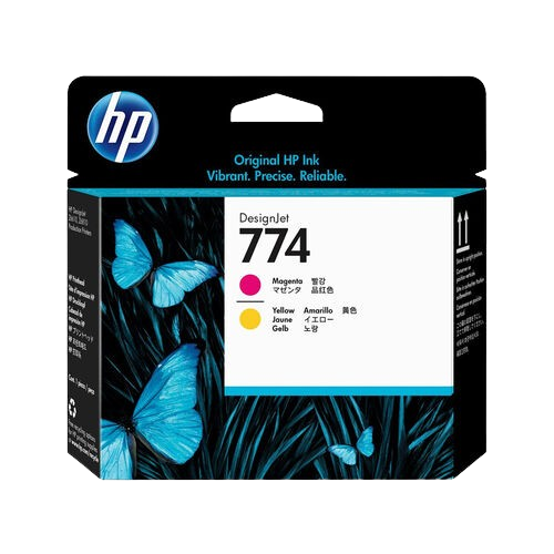 HP 774 Matte Black and Chromatic Red/ Light Magenta & Cyan/ Magenta & Yellow/ Photo Black and Light Grey/  Printhead