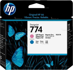 HP 774 Matte Black and Chromatic Red/ Light Magenta & Cyan/ Magenta & Yellow/ Photo Black and Light Grey/  Printhead