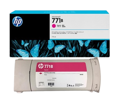 HP 771B 775ml Matte Black/ Magenta/ Yellow/ Lt Magenta/ Light Cyan/ Photo Black/ Light Gray Ink Cartridge