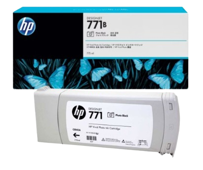 HP 771B 775ml Matte Black/ Magenta/ Yellow/ Lt Magenta/ Light Cyan/ Photo Black/ Light Gray Ink Cartridge
