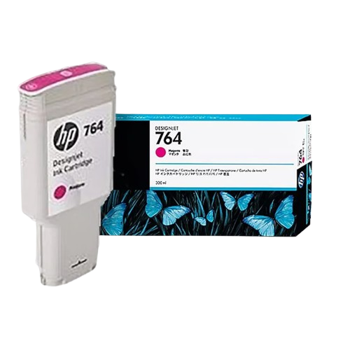 HP 764/ 764B 300-ml Cyan/ Magenta/ Yellow/ Matte Black/ Photo Black/  Gray Ink Cartridge