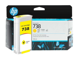 HP 738/ 738B 130-ml Cyan/ Magenta/ Yellow/ Black   DesignJet Ink Cartridge
