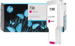 HP 738B/ 738 300-ml Black/ Cyan/  Magenta/  Yellow  DesignJet Ink Cartridge
