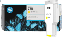 HP 738B/ 738 300-ml Black/ Cyan/  Magenta/  Yellow  DesignJet Ink Cartridge