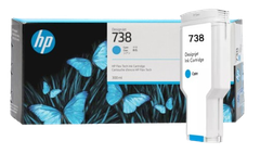 HP 738B/ 738 300-ml Black/ Cyan/  Magenta/  Yellow  DesignJet Ink Cartridge