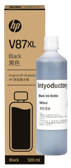 HP V87XL 500-ml Cyan/ Yellow/ Magenta/  Black Bottled Ink Cartridge