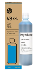 HP V87XL 500-ml Cyan/ Yellow/ Magenta/  Black Bottled Ink Cartridge