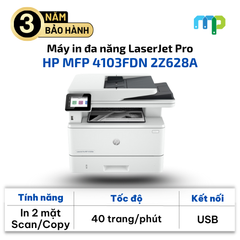 Máy in đa chức năng HP LaserJet Pro MFP 4103fdn 2Z628A