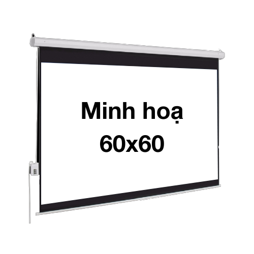 Màn chiếu điện 60x60