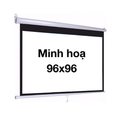 Màn chiếu treo 96*96 (2.44m x 2.44m)