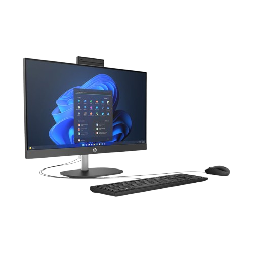 Máy bộ HP AIO 240 G10 I3-N300/8GB/SSD 256GB/23.8FHD/IPS/WL/BT/KB/M/W11SL/Đen 9H0A7PT