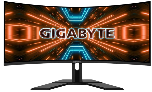 Màn Hình GIGABYTE  G34WQC A Gaming 34INCH/3440x1440/WQHD-144Hz/VA/1500R/2xHDMI/2xDP/SP2x2W/ĐEN