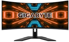 Màn Hình GIGABYTE  G34WQC A Gaming 34INCH/3440x1440/WQHD-144Hz/VA/1500R/2xHDMI/2xDP/SP2x2W/ĐEN