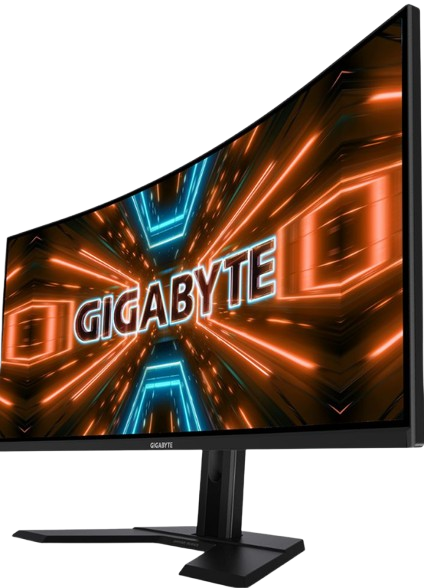 Màn Hình GIGABYTE  G34WQC A Gaming 34INCH/3440x1440/WQHD-144Hz/VA/1500R/2xHDMI/2xDP/SP2x2W/ĐEN