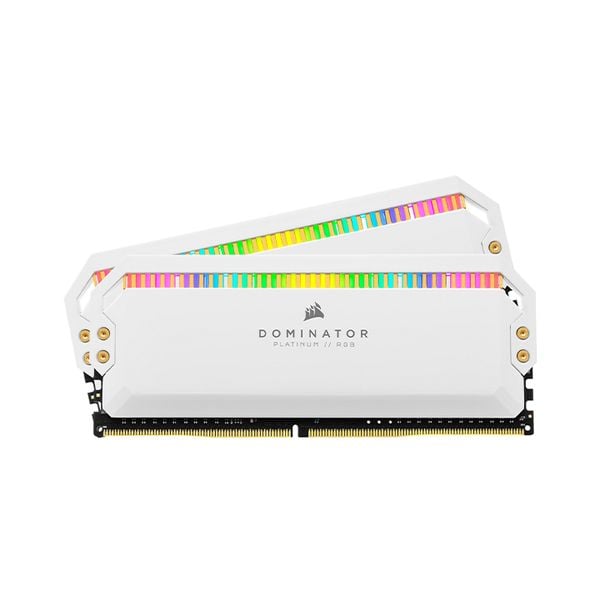 Ram PC Corsair Dominator Platinum White RGB 16GB 3200Mhz DDR4 (2x8GB) CMT16GX4M2C3200C16W