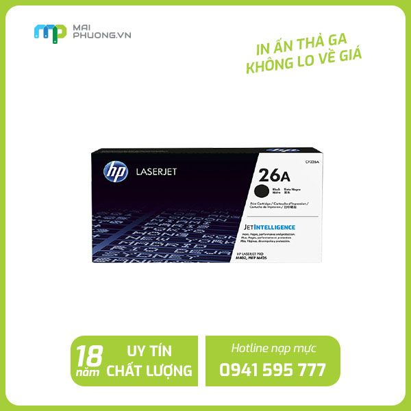 Mực In Laser Hp 26A (CF226A) Black