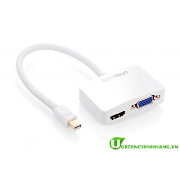 Cáp chuyển Mini Displayport To HDMI + VGA Ugreen 10427