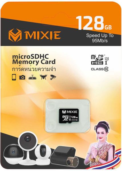 Thẻ nhớ Mixie Micro SDcard 128G, chuẩn U3, tốc độ 95M
