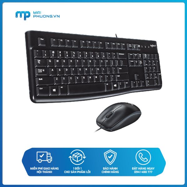 Bàn Phím + Chuột Logitech MK120