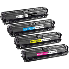 HP 659A Black/ Cyan/  Yellow/ Magenta LaserJet Toner Cartridge