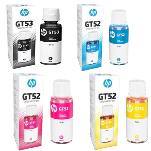HP GT53/ GT52 90ml Black/ Cyan/ Magenta/  Yellow Bottled Ink Cartridge