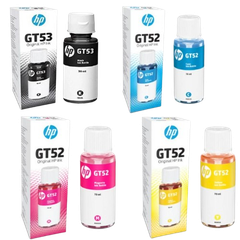 HP GT53/ GT52 90ml Black/ Cyan/ Magenta/  Yellow Bottled Ink Cartridge