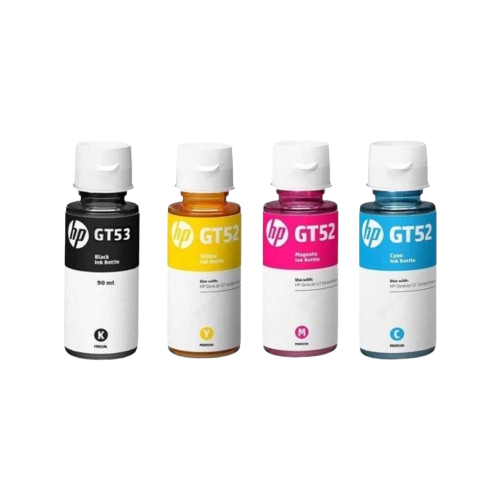 HP GT53/ GT52 90ml Black/ Cyan/ Magenta/  Yellow Bottled Ink Cartridge