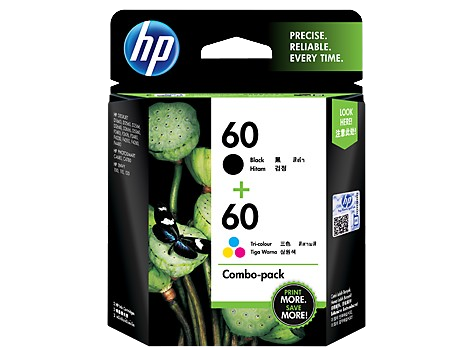 HP 60 Print Cartridge Combo Pack