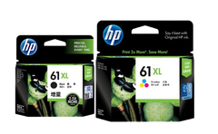 HP 61XL Black/  Tri-color Ink Cartridge