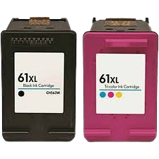 HP 61XL Black/  Tri-color Ink Cartridge