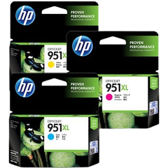 HP 951XL Cyan/ Magenta/  Yellow Officejet Ink Cartridge