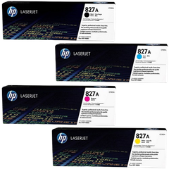 HP 827A Black/Cyan/ Yellow/ Magenta   LaserJet Toner Cartridge