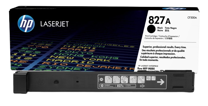 HP 827A Black/Cyan/ Yellow/ Magenta   LaserJet Toner Cartridge