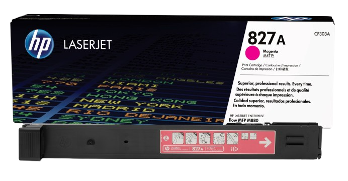 HP 827A Black/Cyan/ Yellow/ Magenta   LaserJet Toner Cartridge