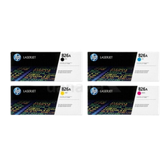 HP 826A Black/ Cyan/ Yellow/ Magenta LaserJet Toner Cartridge
