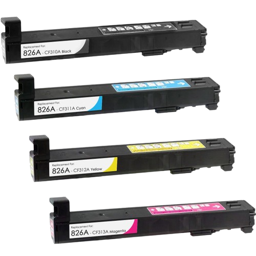 HP 826A Black/ Cyan/ Yellow/ Magenta LaserJet Toner Cartridge