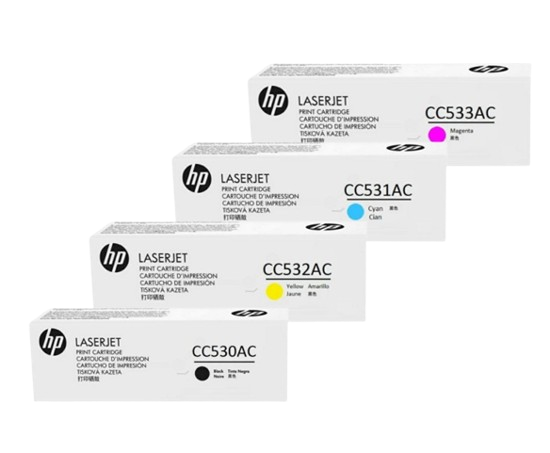 HP 304A Blk/ Cyn/ Ylw/ Mgn  Contract LJ Toner Cartridge